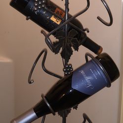 Hanging Wine Bottle Rack