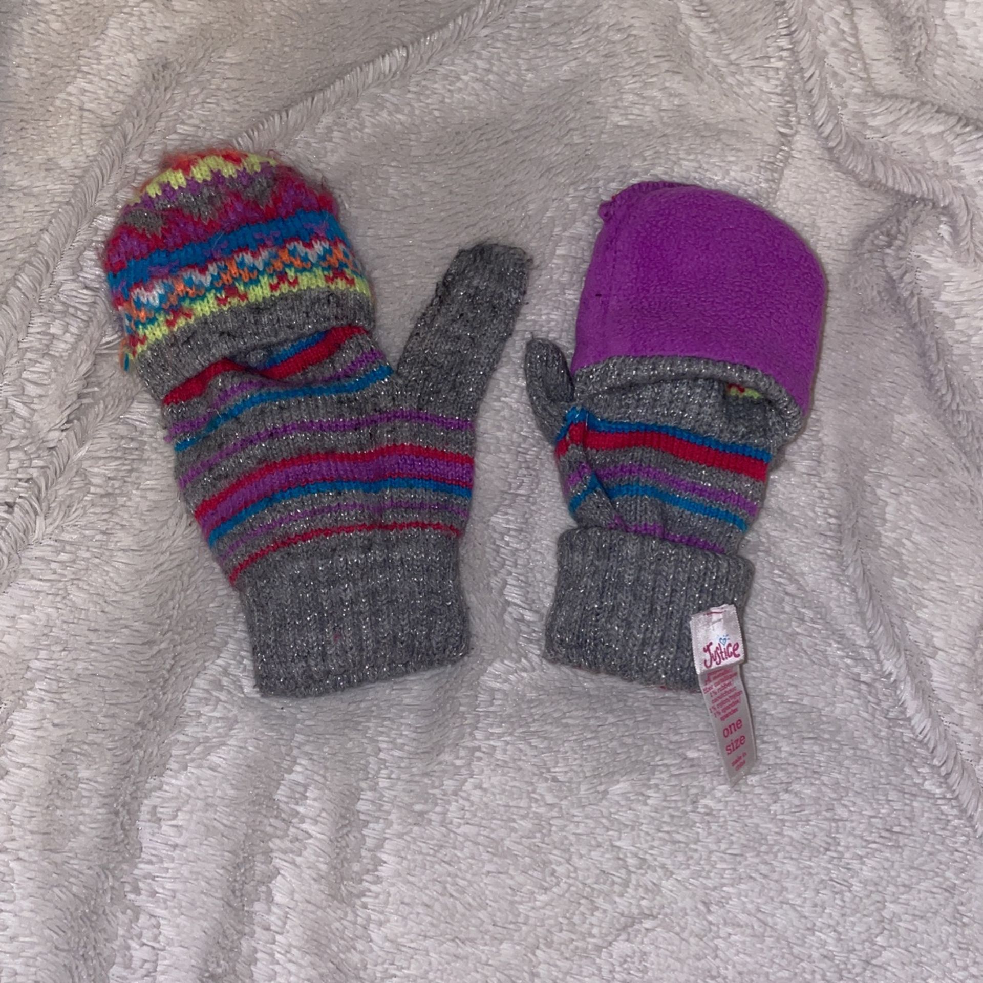 Justice Flip-flop Mittens