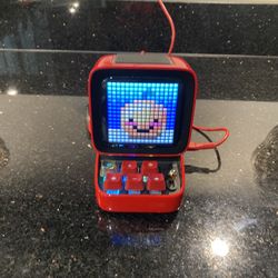 Divoom Ditoo Pixel Art Gaming Bluetooth Speaker with LED Display APP Control Red