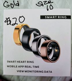 Smart Heart Ring Gold Size 10