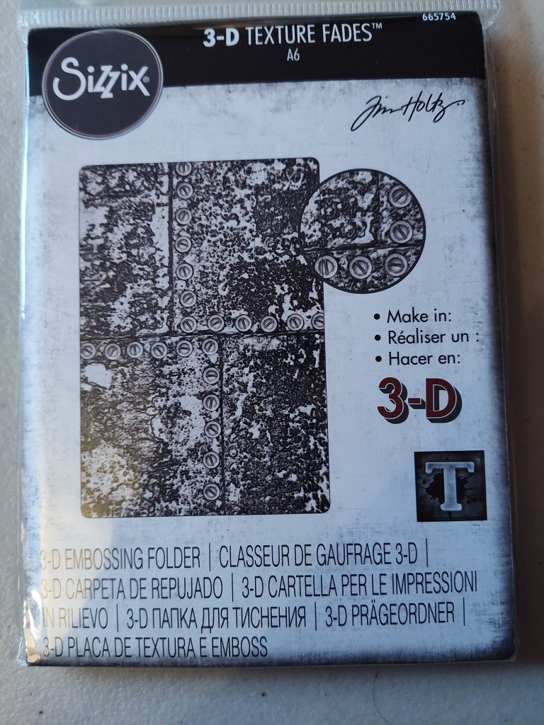 Sizzix Tim Holtz 3D Texture Fade - Industrial 
