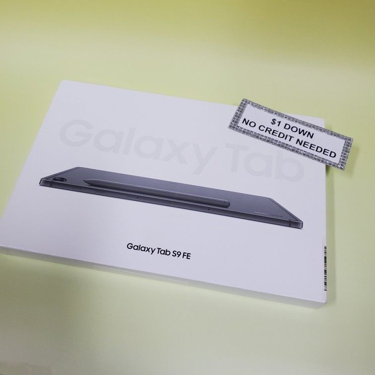 Samsung Galaxy Tab S9 FE Tablet New - Only $1 Today Pay The Rest Later! 