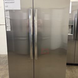 Frigidaire 26 cu ft Side-by-Side Refrigerator, Stainless, External Water/Ice Dispenser (GRSN2620AF) 0027