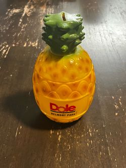 7” Vintage San Diego Belmont Park Dole Plastic Coin Bank