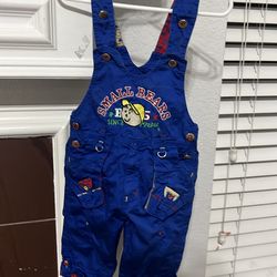 Juniorson small bears 1986 overalls