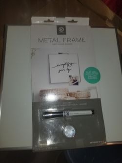 New 14x14 Metal frame dry erase board