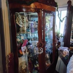 Curio glass cabinet