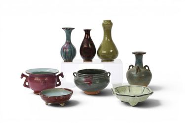 8 Chinese Vases & Bowls