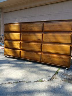 Large 12 drawer console