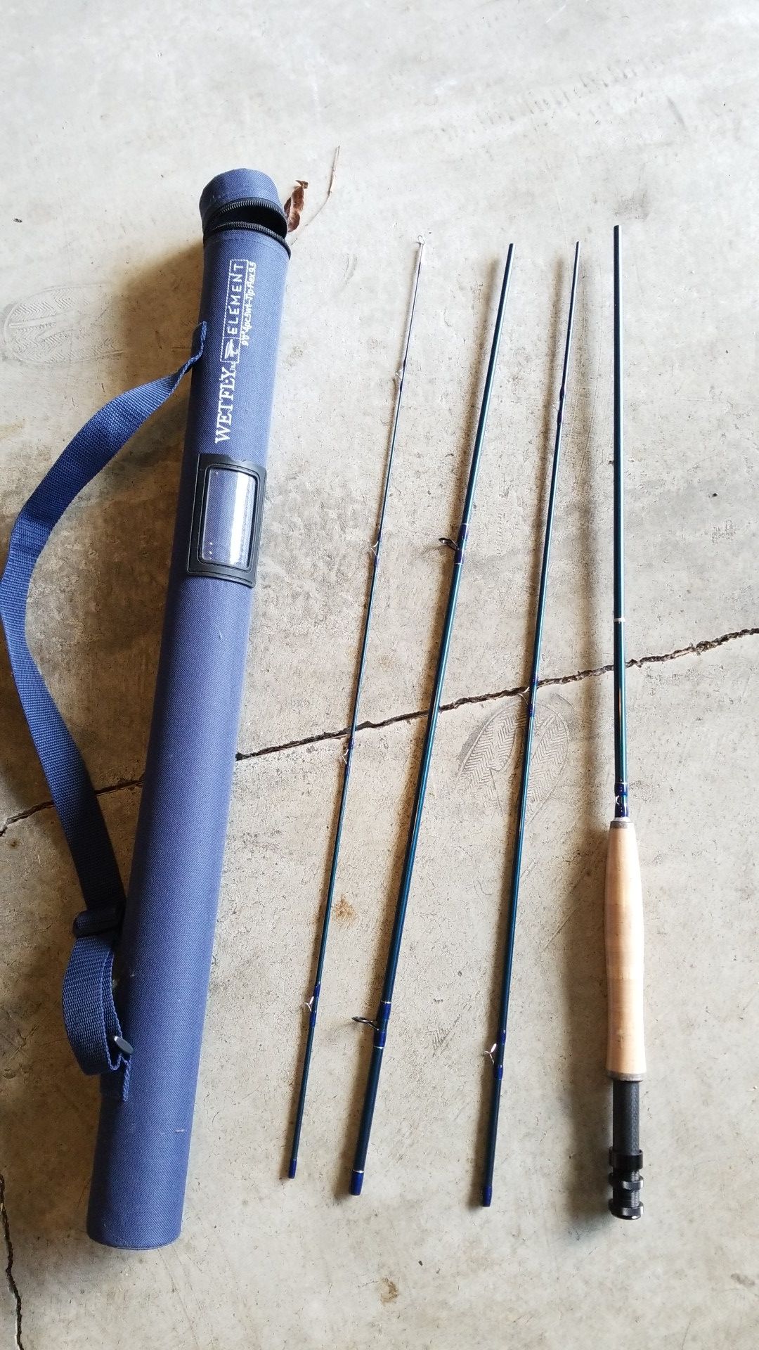 Wet Fly Element Pole 9ft 4pc