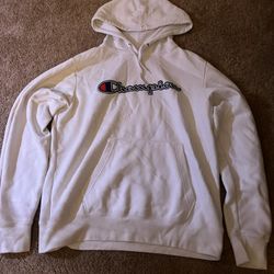 Champion mens medium logo hoodie