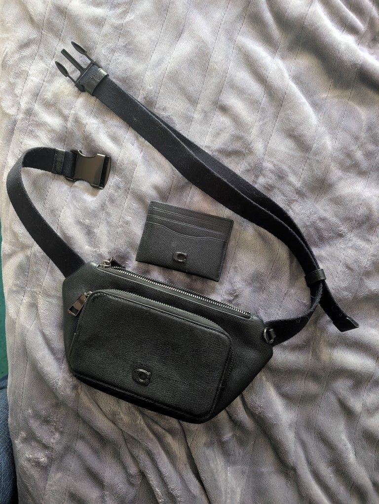 Coach Fanny Pack With Matching Wallet