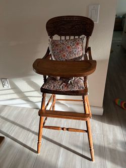 Vintage baby high chair