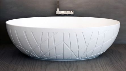 New Bathtub.                                             Bathroom vanity