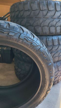 33x12.50R22 tires