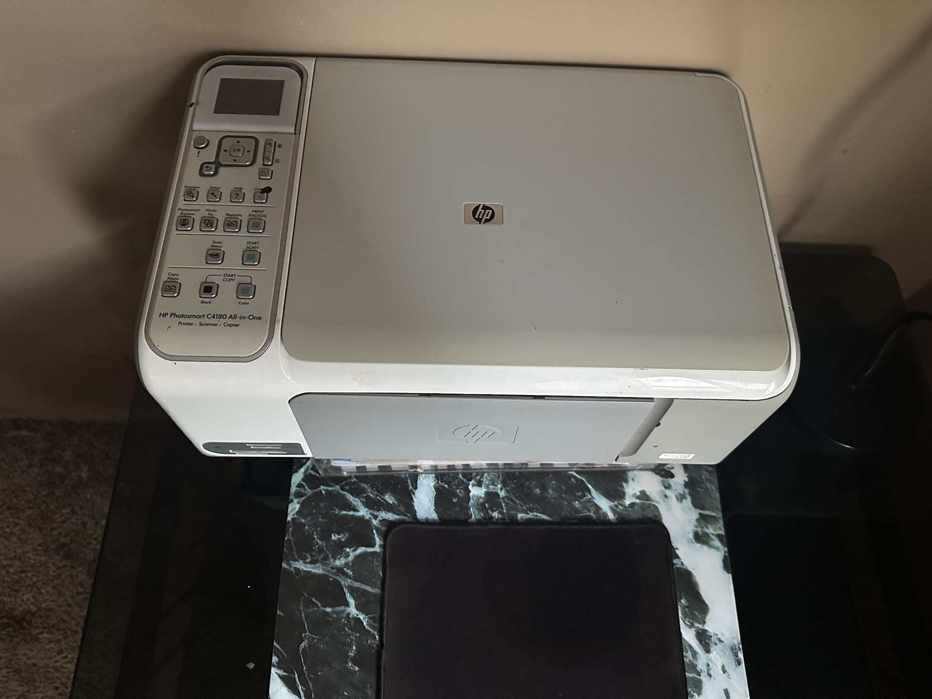 Free Computer Table  With HP Printer And Chair
