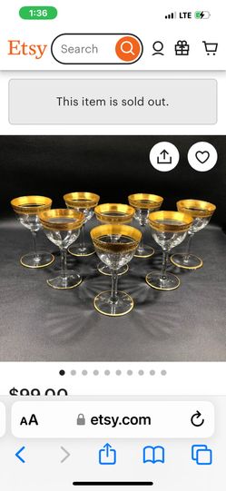 Vintage globlets (Barware)