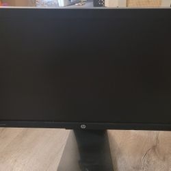 23 Inch HP Monitor with Cords and HDMI Ports