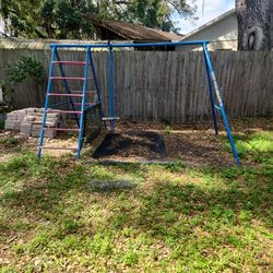 Free Swing Set. Needs Swings.