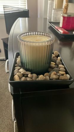 Candle With Tray