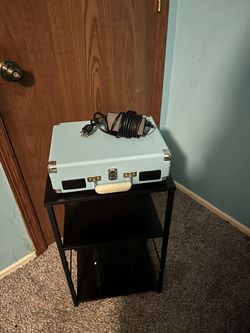 Record Player And Record Player Stand
