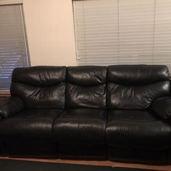 Leather Couch Reclining  