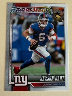 2026 Topps Football Jaxson Dart Future Stars #266 NY Giants QB