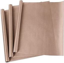 3 Pack PTFE Teflon Sheet for Heat Press Transfer Sheet Non Stick 16 x 20" Heat Transfer Paper Reusable Heat Resistant Craft Mat
