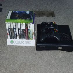 Microsoft Xbox 360 S Slim Console & XBox 