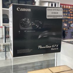 Canon PowerShot G7X Mark III
