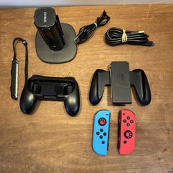 Nintendo Switch Accessories Bundle – Joy-Cons, Dock, Charger, Controllers