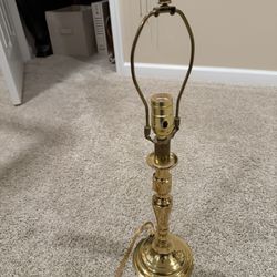 Brass Lamp 20” with shade