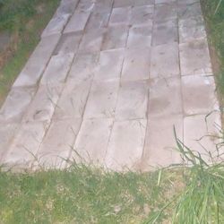  42 bricks. 7 And a 1/2.inches wide 15 and a 1/2 Long, good morning.  1 and a 1/2 inch thick..