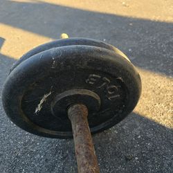 Barbell and weights