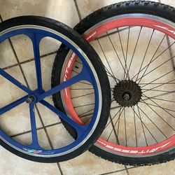 Mountain Bicycle Tires And Rims 