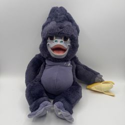 1998 Mattel Disney Tarzan Talking Terk Gorilla Plush 17” Multiple Phrases Works