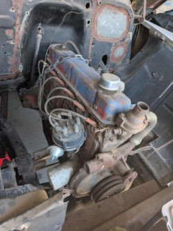 51 Chevy motor an transmission