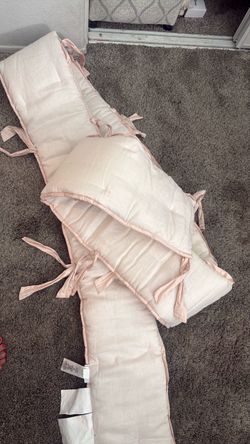 Crib baby bumper