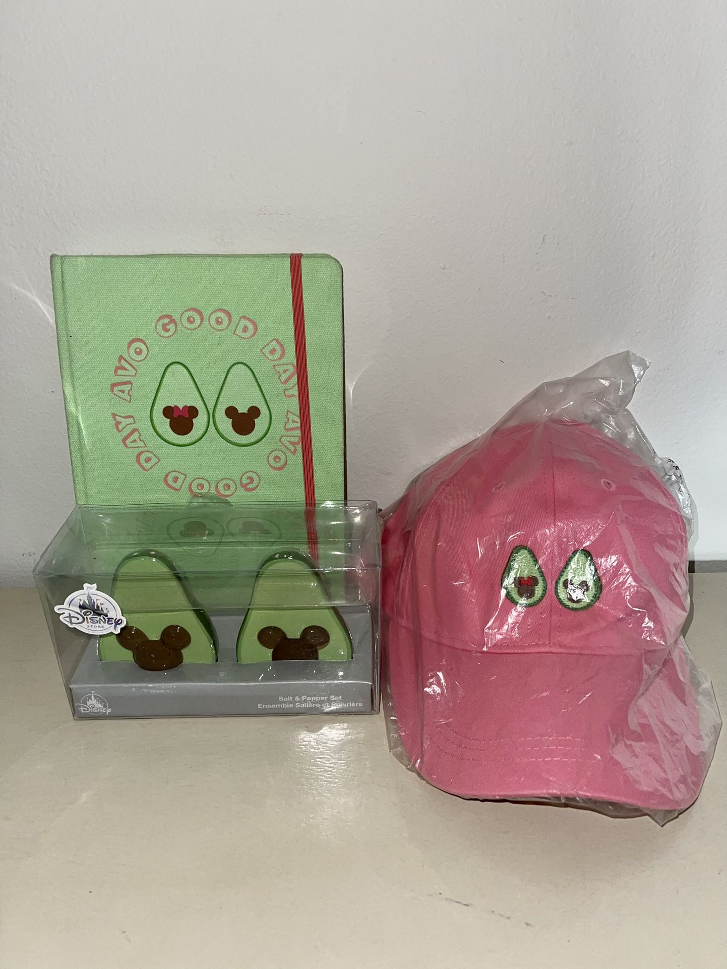 Mickey Mouse Minnie Mouse Disney Avocado Keto Pink Hat Journal Salt Pepper Gift