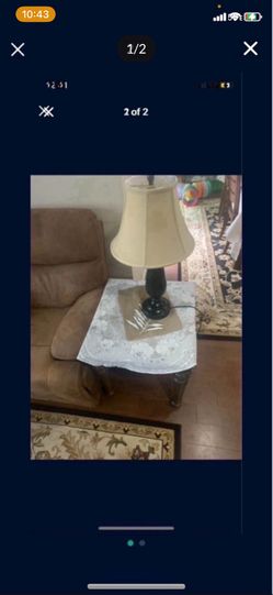 Lamp and mini table