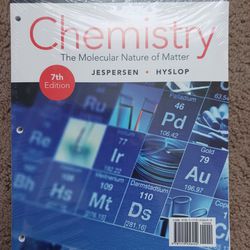 Chemistry The Molecular Nature Of Matter 7th Edition 