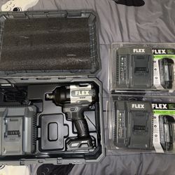 Flex 24V High Torque Impact Wrench Set