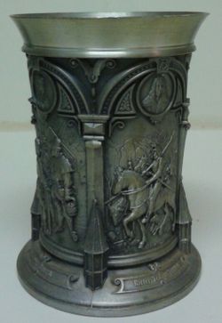 Vintage pewter cup by Zinn