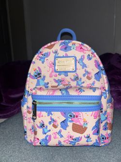 Loungefly Disney Parks Stitch & Angel Mini Backpack