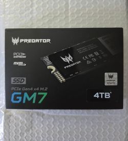 LAST ONE ..Acer Predator GM7 4TB M.2 NVMe SSD