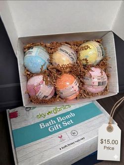 Sky Organics Bath bomb set