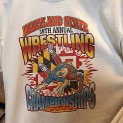 Vintage Wrestling Shirt Large