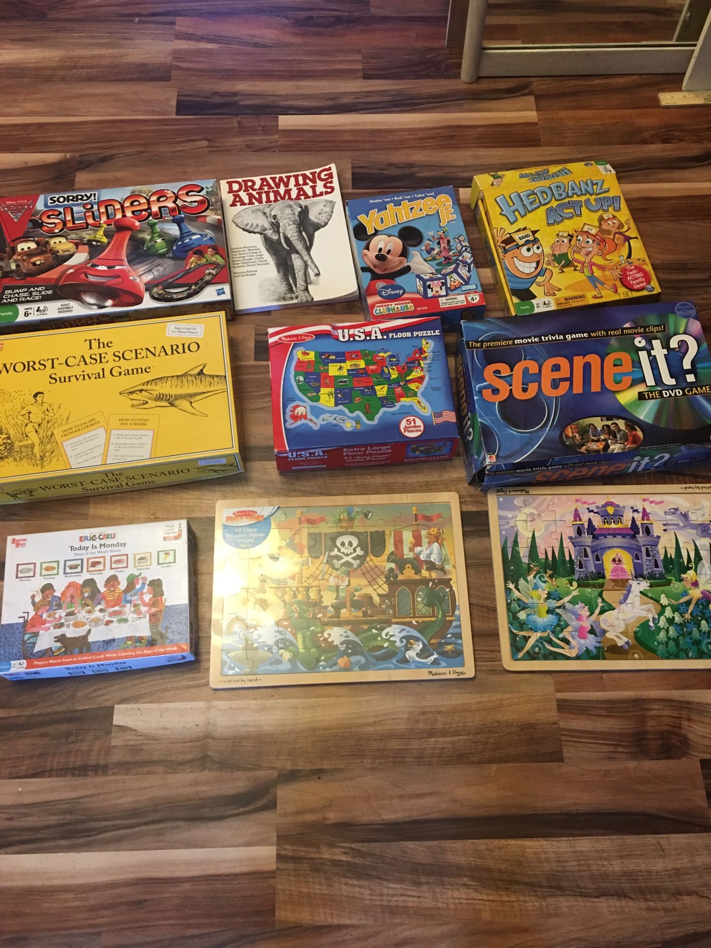 6 games 3 puzzles 1 drawing book