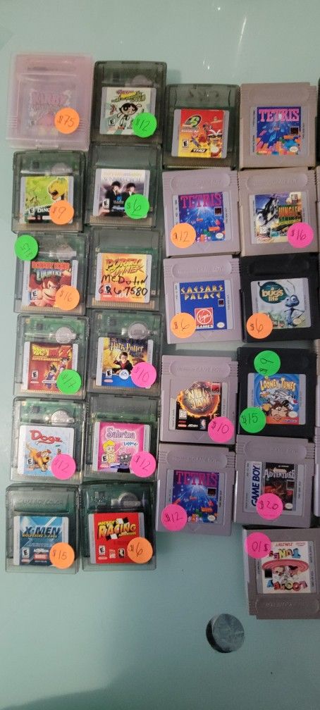 Nintendo Gameboy Games