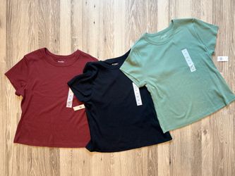 Old Navy Ribbed Short Sleeve T-Shirts